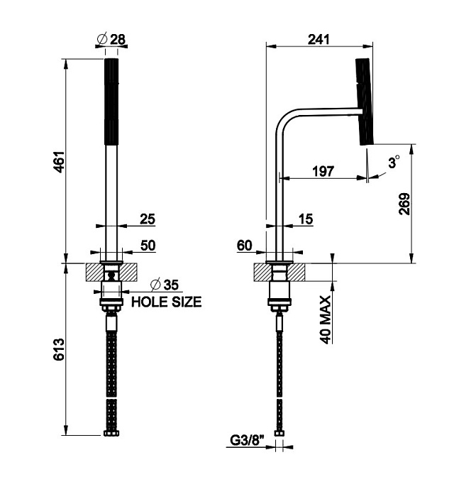 Смеситель для раковины Gessi Incastri - фото-2 | interior market