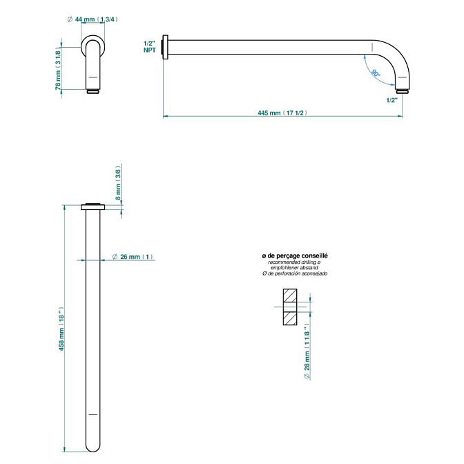 Держатель для полотенец THG ZOOM.12 - фото-2 | interior market