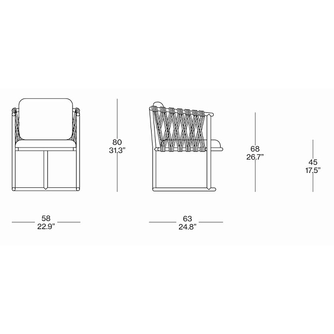 Обеденный стул Cassina Trampoline - фото-3 | interior market