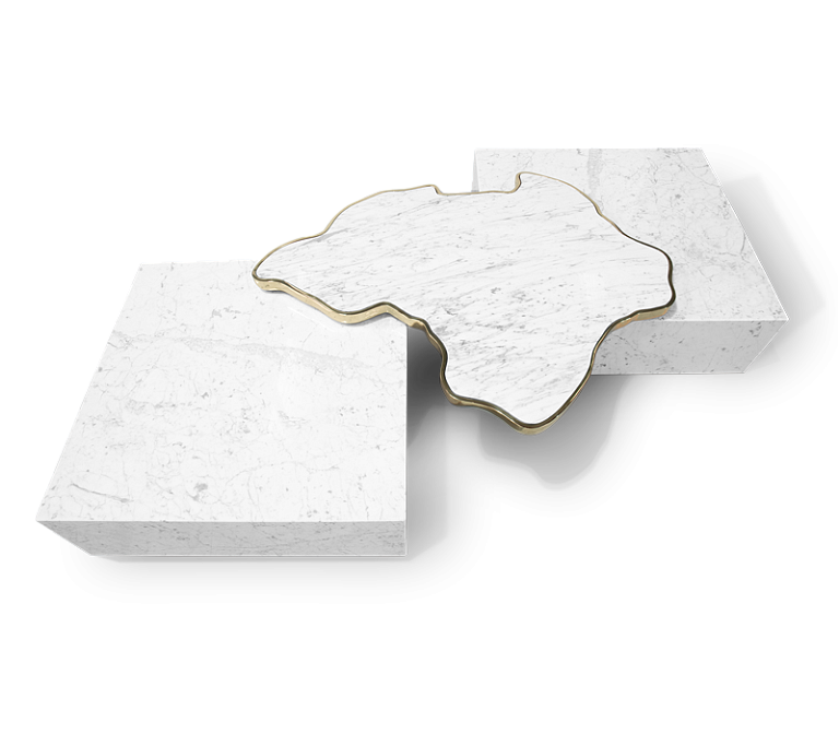 Журнальный столик Boca do Lobo Navarra Carrara Center Table - фото-5 | interior market