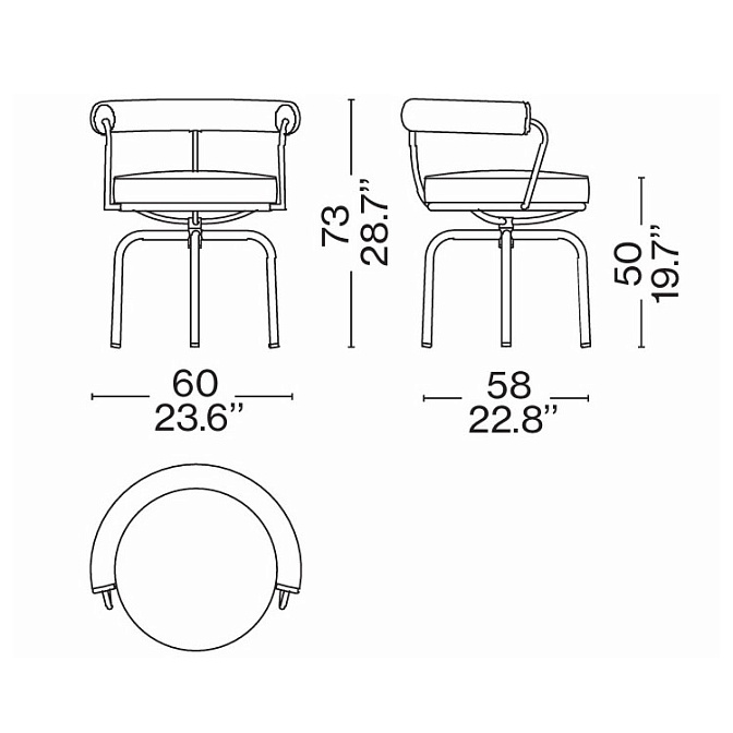 Обеденный стул Cassina Fauteuil - фото-5 | interior market