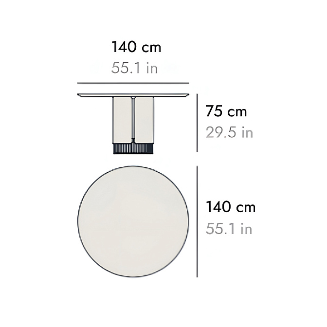 Обеденный стол PUNT Dune - фото-3 | interior market