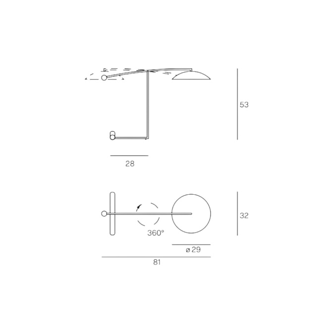 Настольная лампа Lumen Center Orbit - фото-4 | interior market