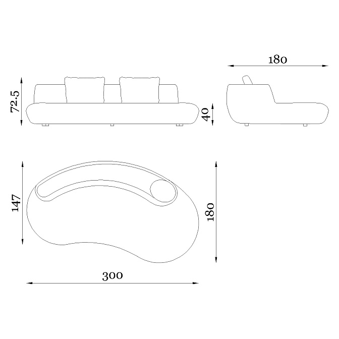 Диван Rugiano RAFAEL - фото-3 | interior market