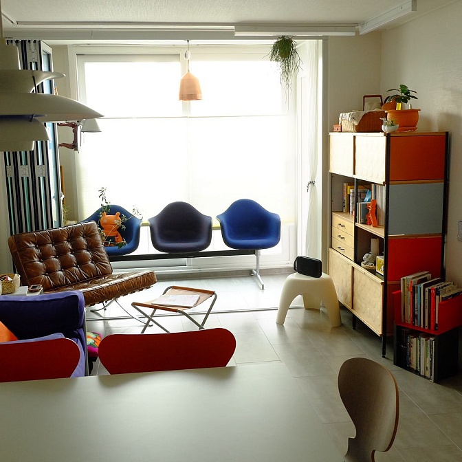 Офисное кресло Vitra Eames Plastic Chairs RE - фото-6 | interior market