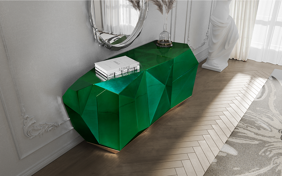 Комод Boca do Lobo Diamond Emerald - фото-11 | interior market
