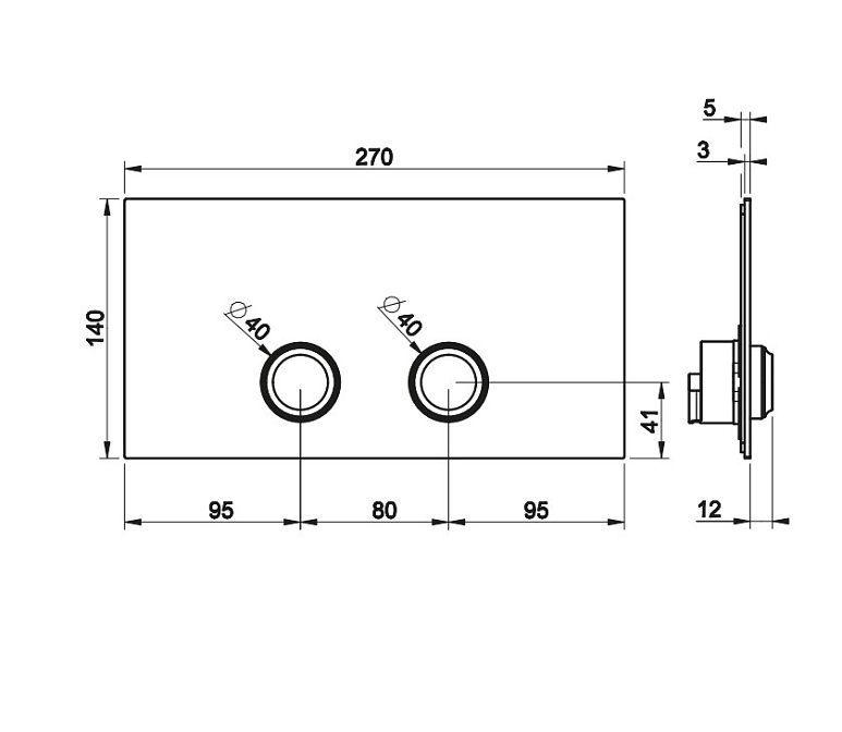 Клавиша Gessi VENTI20 - фото-2 | interior market
