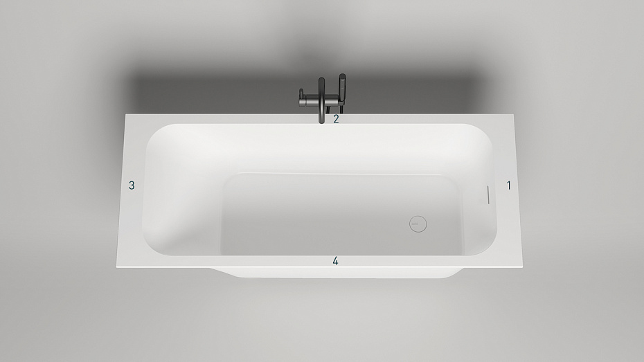 Встраиваемая ванна SALINI ORLANDA KIT 170x80 - фото-2 | interior market