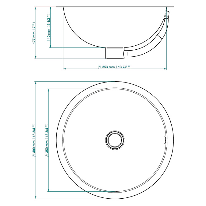 Раковина встраиваемая THG  - фото-2 | interior market