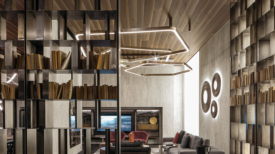 Потолочный светильник  Henge Light ring horizontal polygonal - фото-2 | interior market