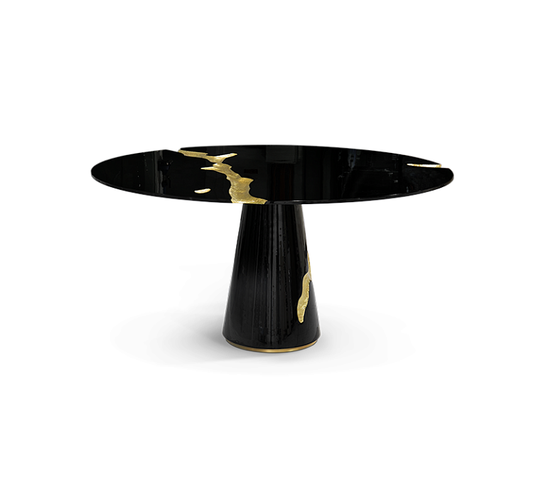 Обеденный стол Boca do Lobo Lapiaz Black Dining Table - фото-2 | interior market