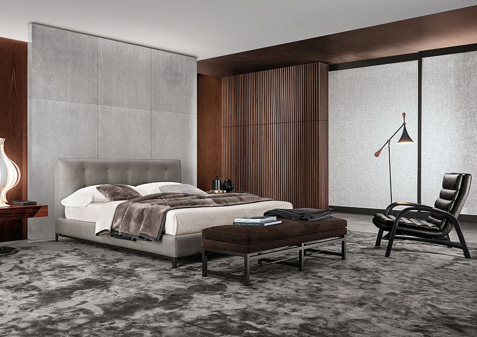 Кровать Minotti Andersen Bed Quilt - фото-2 | interior market