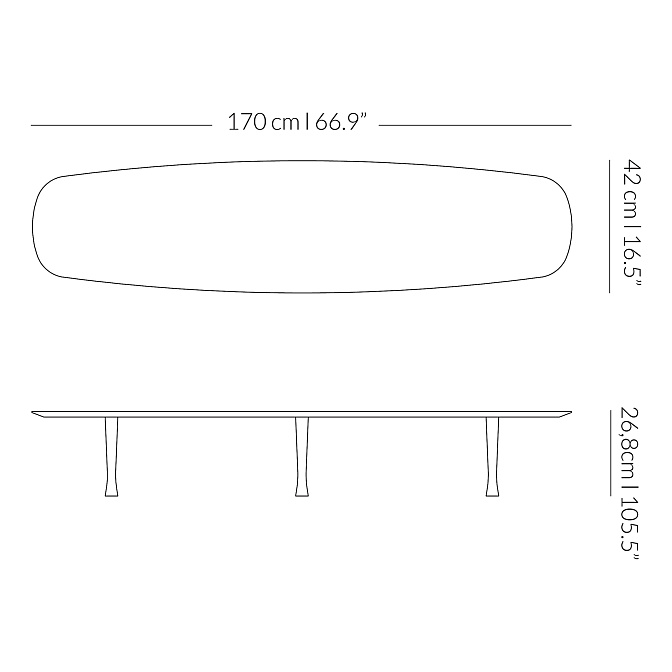 Журнальный столик NOMON Unique - фото-4 | interior market