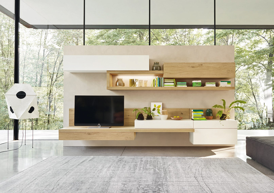 Стенка под ТВ Sangiacomo Lampo Pianali - фото-1 | interior market Стенка под ТВ Sangiacomo Lampo Pianali - фото-1 | interior market