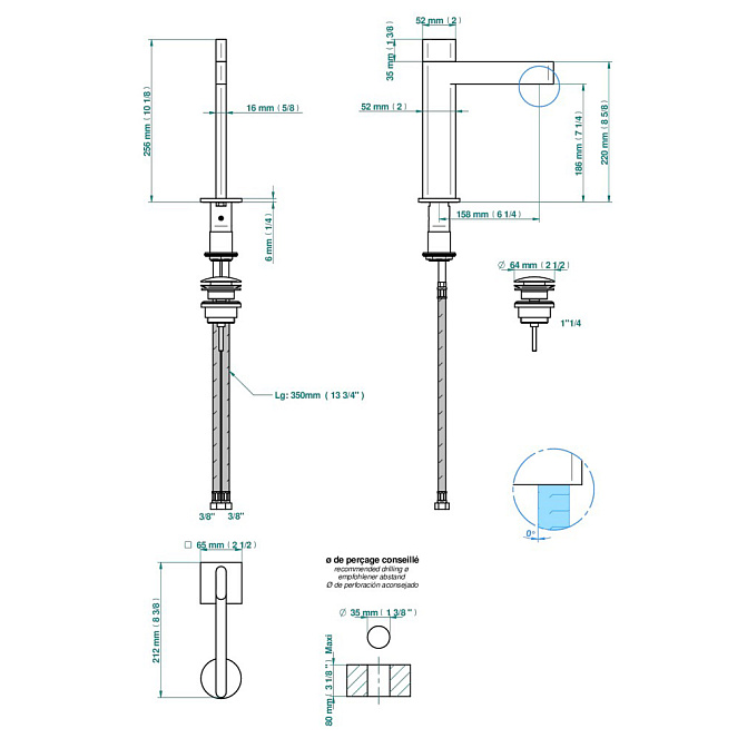 Смеситель для раковины THG Icon-X - фото-2 | interior market