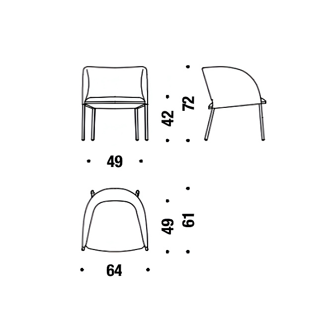 Кресло Moroso Yumi - фото-3 | interior market