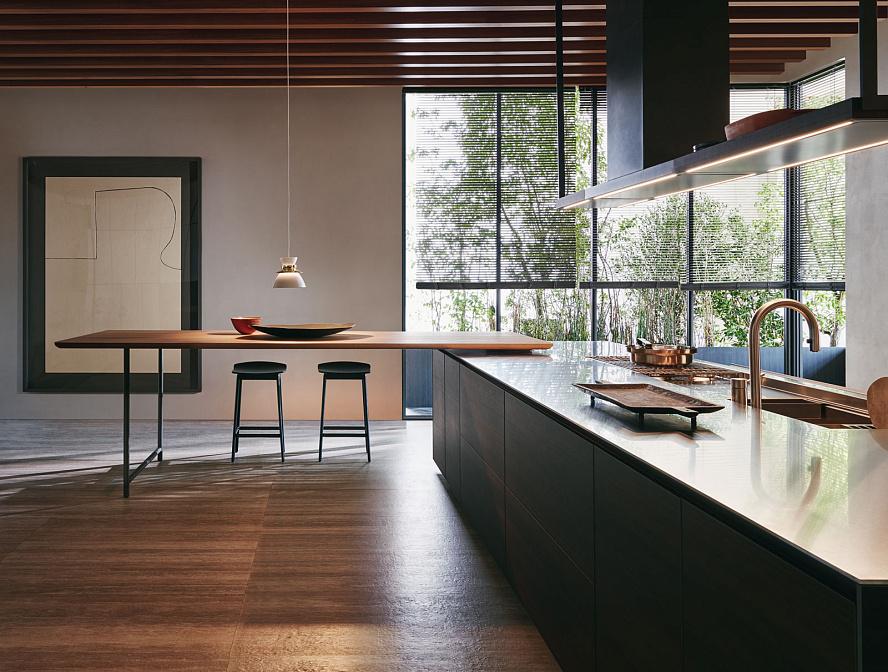 Кухня c островом Molteni Hi-Line 6 Frame Door - фото-13 | interior market