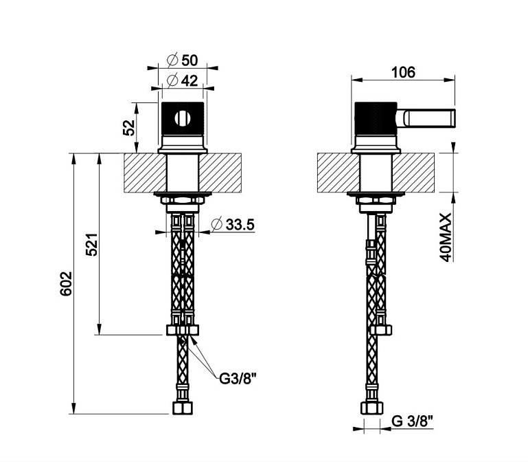 Вентиль Gessi INCISO - фото-2 | interior market
