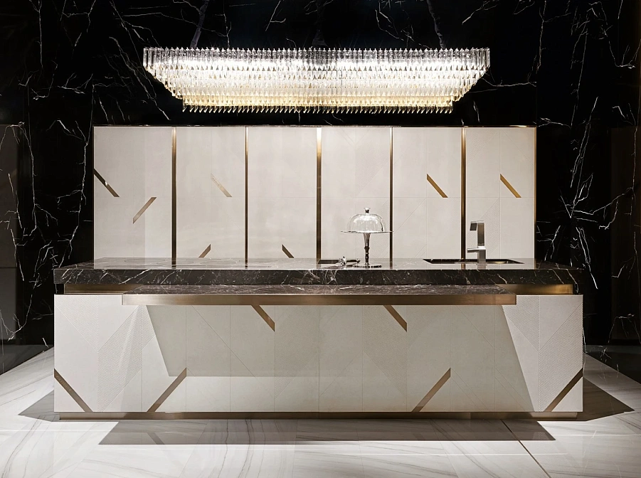 Кухня с островом Visionnaire By Ipe Cavalli Mayfair - фото-2 | interior market