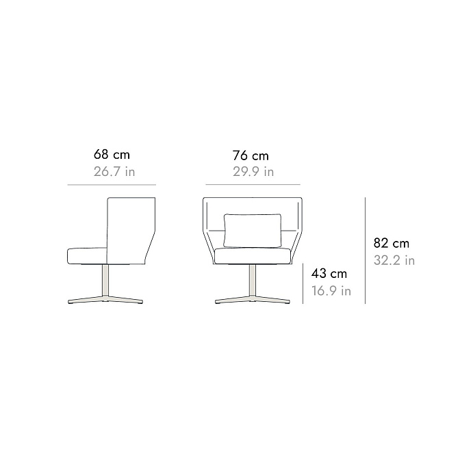 Кресло PUNT Sena - фото-5 | interior market