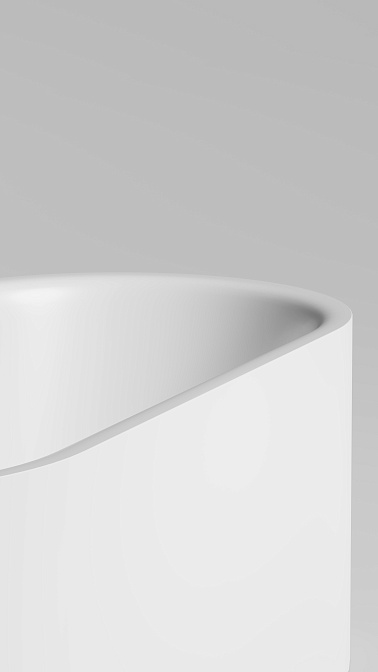 Отдельностоящая ванна матовая SALINI Perla - фото-4 | interior market