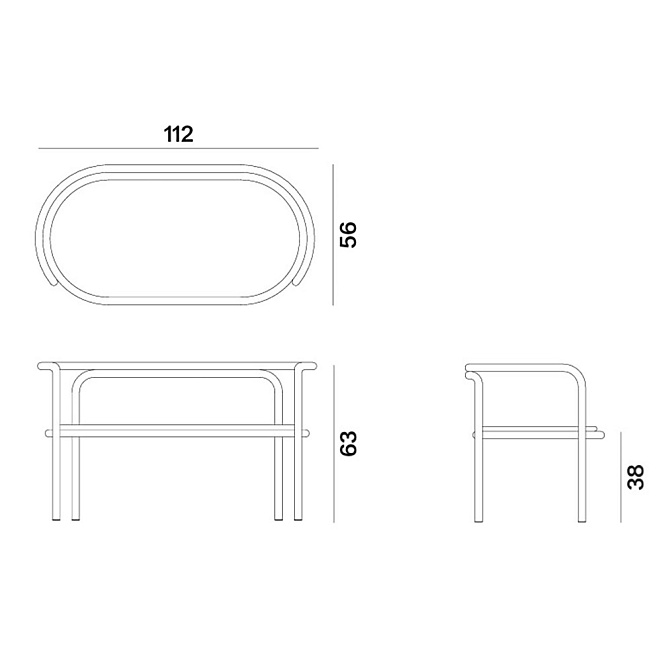Банкетка Exteta Locus Solus Loveseat 1964 - фото-2 | interior market