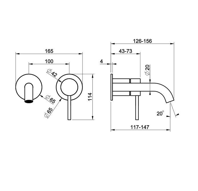 Смеситель для раковины Gessi GESSI316 - фото-2 | interior market