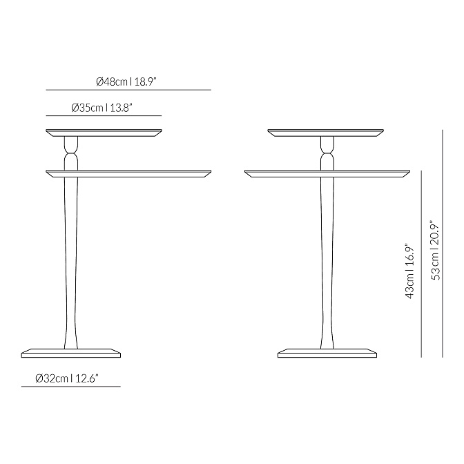 Журнальный столик NOMON Vaiven - фото-6 | interior market