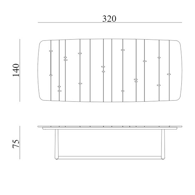 Стол Exteta Wooden Dining Table - фото-6 | interior market