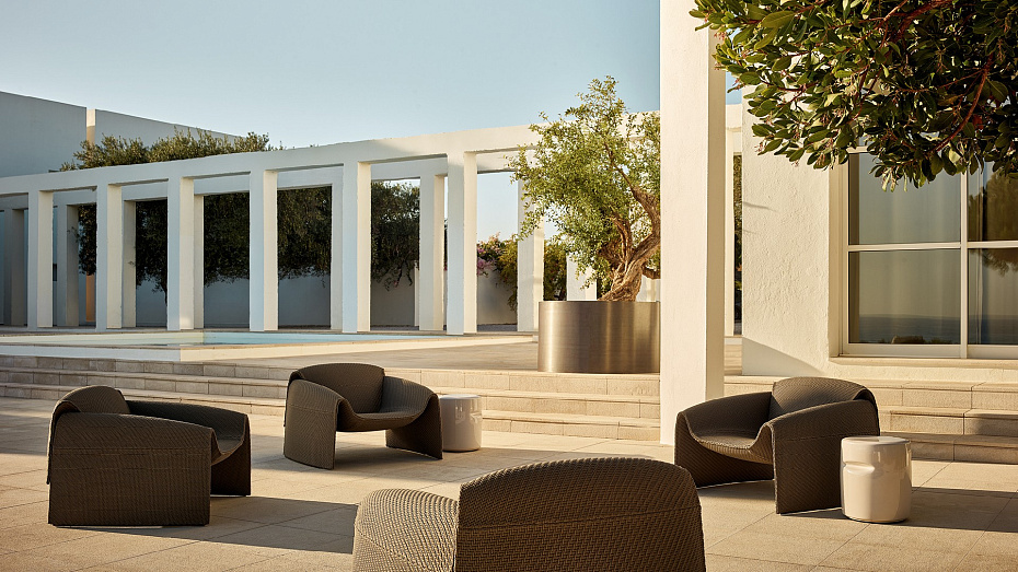 Кресло для улицы Poliform Le Club - фото-4 | interior market