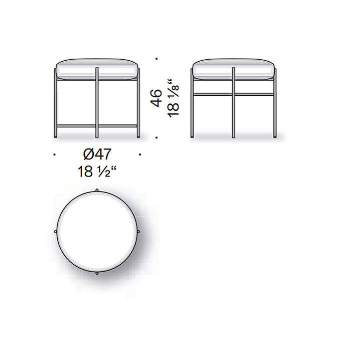 Пуф De Padova SEN POUF - фото-2 | interior market