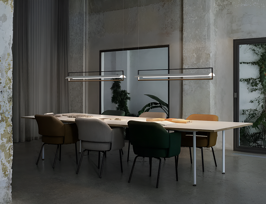 Потолочный светильник  Vibia Kontorno - фото-2 | interior market