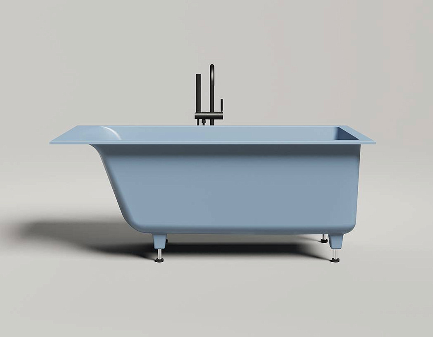 Встраиваемая ванна глянцевая SALINI CASCATA KIT 150x70 - фото-2 | interior market