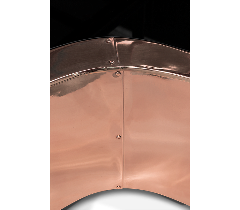 Журнальный столик Boca do Lobo Wave Small Polished Copper Center - фото-5 | interior market