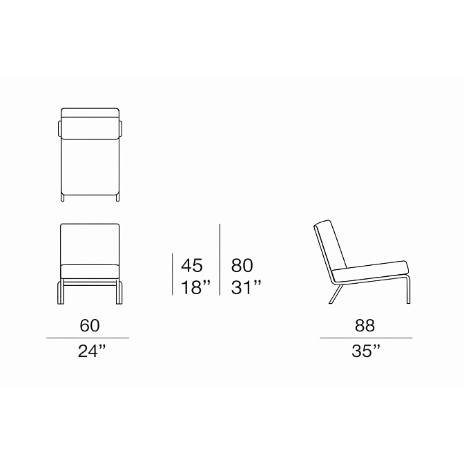 Кресло для улицы Paola lenti Azul - фото-5 | interior market