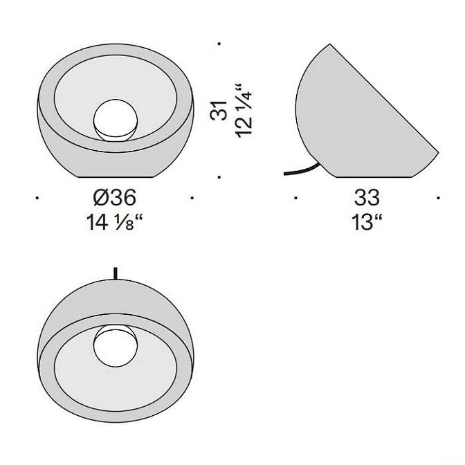 Настольная лампа De Padova Tsuki - фото-5 | interior market