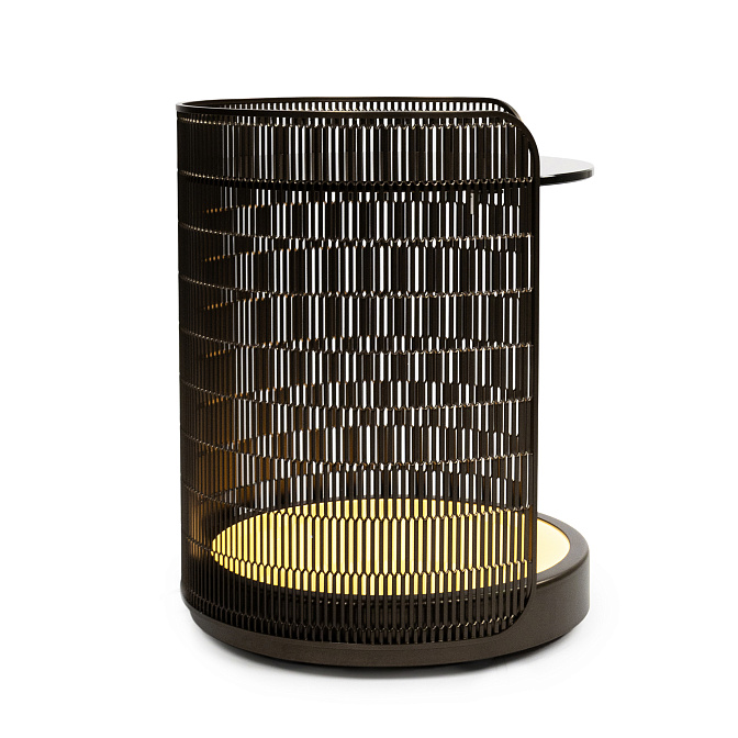 Столик прикроватный с подсветкой FLOU CHIARO DI LUNA - фото-3 | interior market