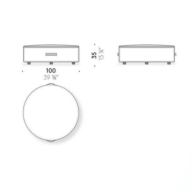 Пуф для улицы De Padova Everyday Life - фото-3 | interior market