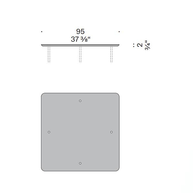 Приставной столик De Padova Erei - фото-4 | interior market