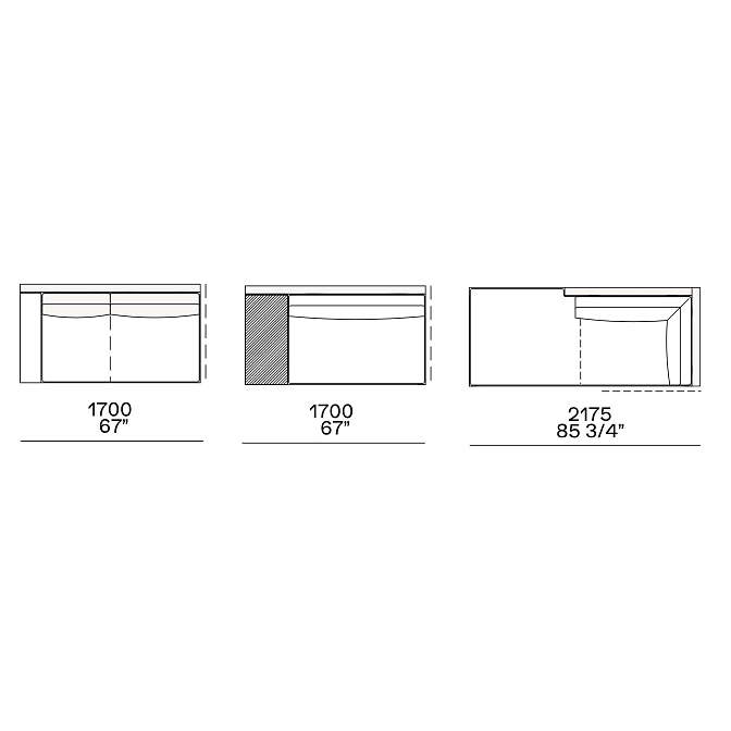 Угловой диван Poliform Mondrian - фото-2 | interior market
