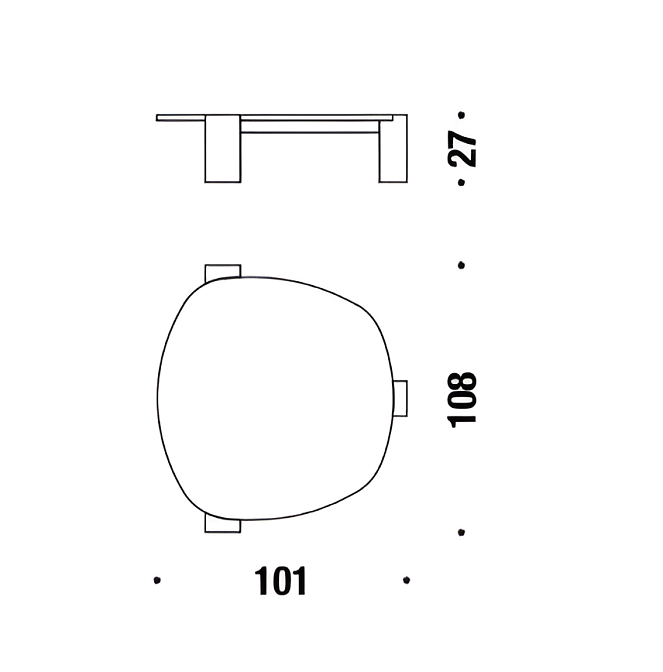 Журнальный столик Moroso Gogan - фото-2 | interior market