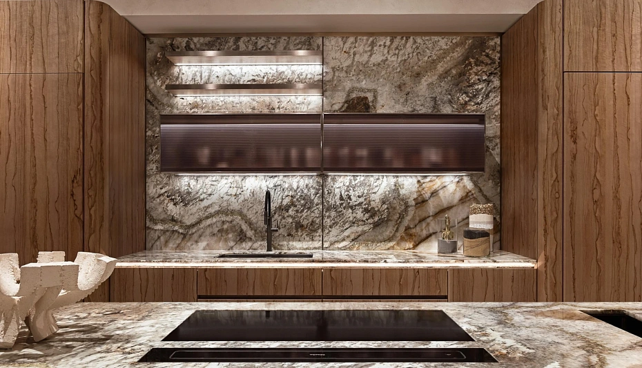 Кухня c островом Visionnaire By Ipe Cavalli Villa d'Este - фото-7 | interior market
