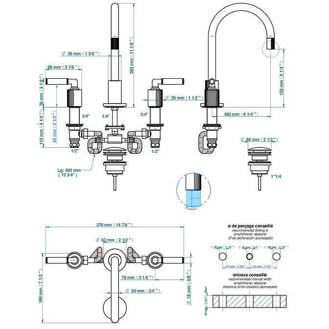 Смеситель для раковины THG  - фото-2 | interior market