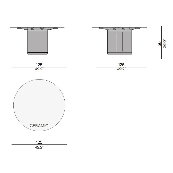 Обеденный стол для улицы Manutti Ogado - фото-2 | interior market