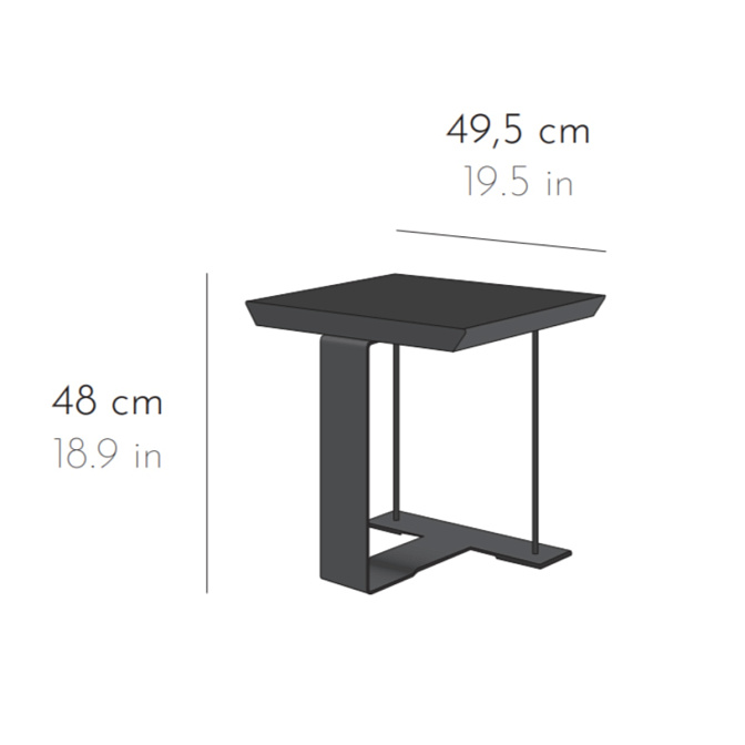 Журнальный столик Pierre Chareau Bois et métal - фото-5 | interior market