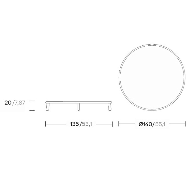 Журнальный столик Kettal GIRO - фото-3 | interior market