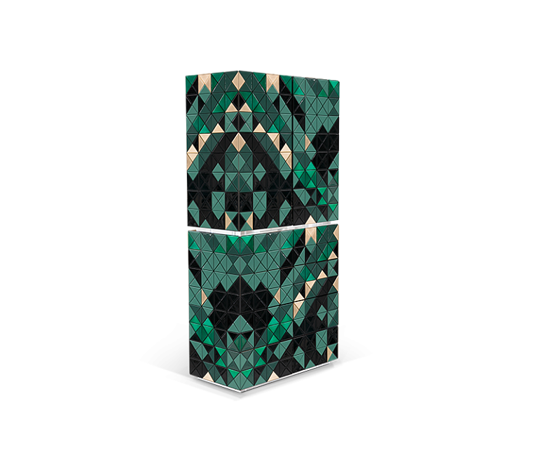 Шкаф Boca do Lobo Pixel Ii Green Cabinet - фото-3 | interior market