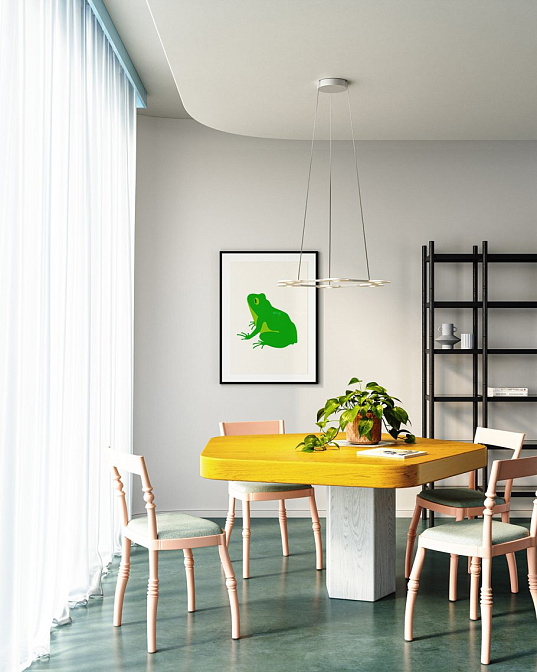 Потолочный светильник  Lumen Center FLAT RING - фото-2 | interior market