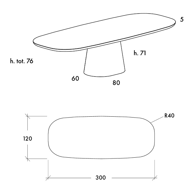 Обеденный стол Olivieri Mr. Big - фото-7 | interior market