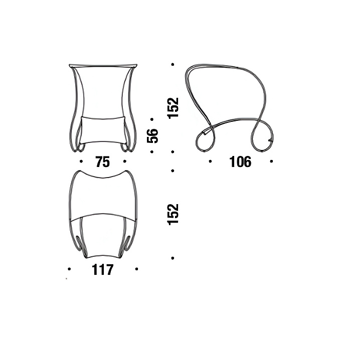 Шезлонг Moroso Modou - фото-4 | interior market